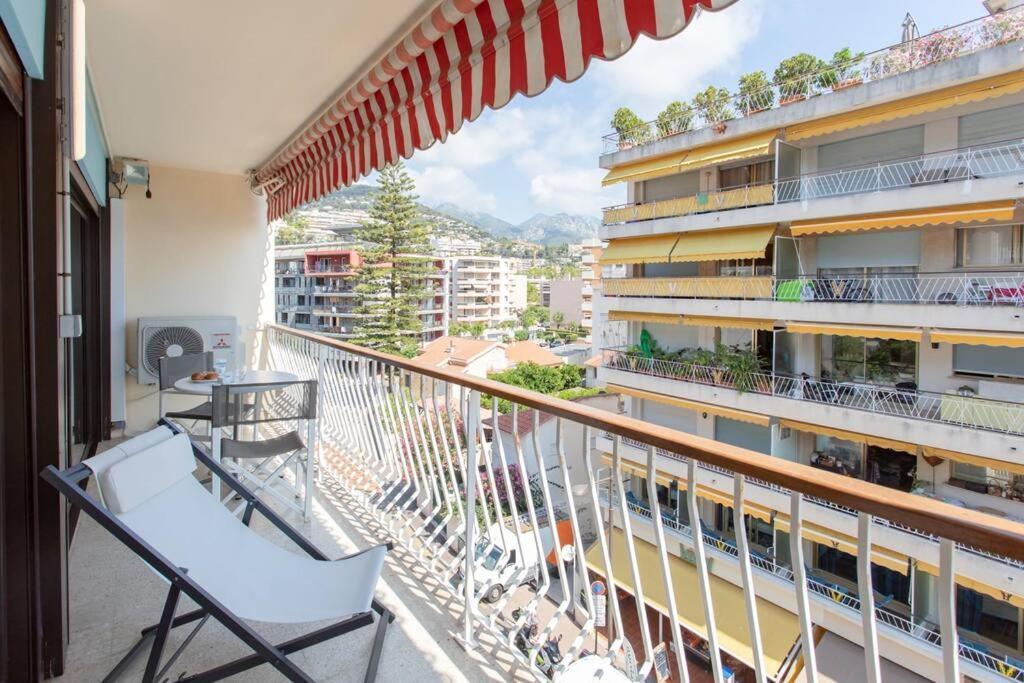 La Perle 2 P Terrasse Vue Mer 1Min Plage Clim Roquebrune-Cap-Martin Exterior foto
